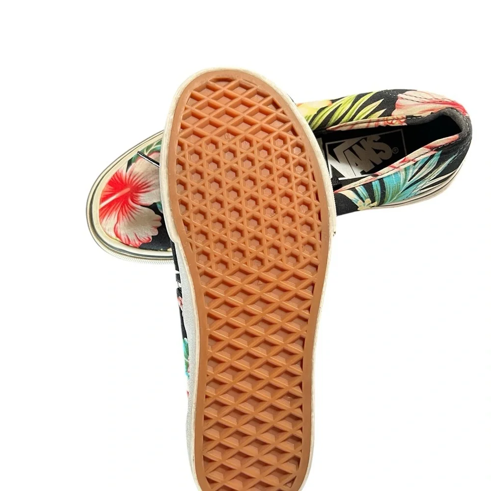 Vans Kids Black Floral Sneakers
